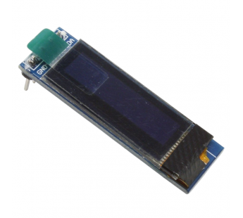 Модули индикации, управления NONAME Графический OLED 0,91"индикатор 128x32 SSD1306 синий#2156779