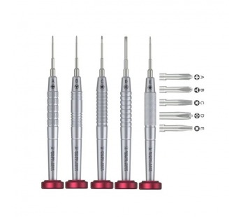 Набор отверток iFLying (5 в 1) (A - +1.5,  B - Y0.6 Tri-point, C - Pentalobestar 0.8, D - +1.5 Pinhead, E - T2 Torx)#2156587