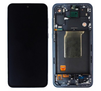 Дисплей для Samsung SM-A556 Galaxy A55 5G (2024) + тачскрин + рамка(темно-синий), ОРИГ100%#2166907