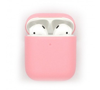 Чехол для APPLE Airpods 2 (силикон, матовый, розовый)#2162426