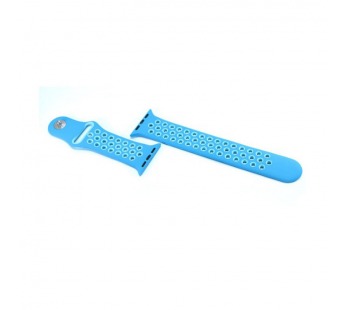 Ремешок для Apple Watch 42mm/44mm/45mm/49mm (с перфорацией,голубой), размер S/M#2173872