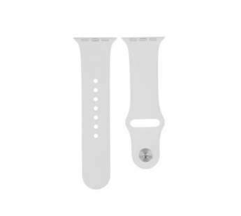 Ремешок для Apple Watch 38mm/40mm/41mm (силикон, белый), размерM/L#2157038