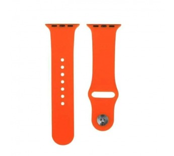 Ремешок для Apple Watch 38mm/40mm/41mm (силикон, оранжевый),размер S/M#2157046