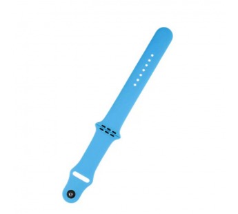 Ремешок для Apple Watch 42mm/44mm/45mm/49mm (силикон, голубой),размер S/M#2157035