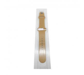 Ремешок для Apple Watch 42mm/44mm/45mm/49mm (силикон, золотой),размер M/L#2157024