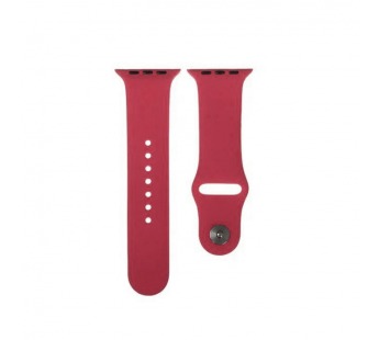 Ремешок для Apple Watch 42mm/44mm/45mm/49mm (силикон, краснаяроза), размер M/L#2157003