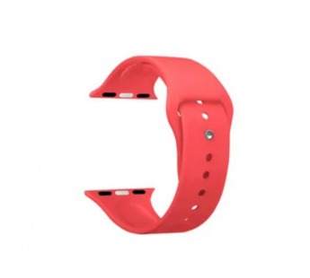 Ремешок для Apple Watch 42mm/44mm/45mm/49mm (силикон, скарлет),размер M/L#2156952