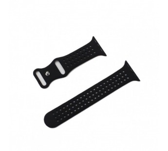 Ремешок для Apple Watch 42mm/44mm/45mm/49mm (силикон, черный)(Flexible) HOCO, WA08#2156944