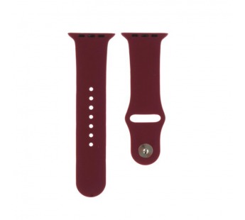 Ремешок для Apple Watch 42mm/44mm/45mm/49mm (силикон,бордовый), размер M/L#2156913