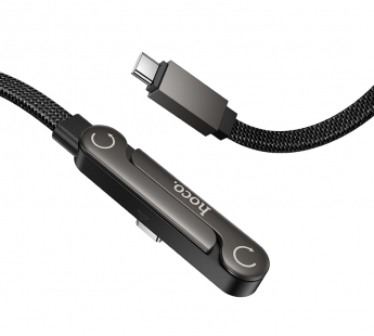 Кабель USB-C Hoco U150 60W  Type-C/Type-C 1м черный#2157181