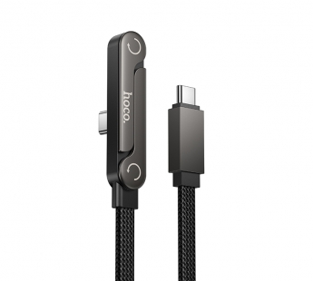 Кабель USB-C Hoco U150 60W  Type-C/Type-C 1м черный#2157187