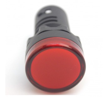 Индикаторы на панель QNELE AD22-LED/Red Индикатор на панелькрасный 220В (22мм) пластик#2157328