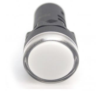 Индикаторы на панель QNELE AD22-LED/White Индикатор на панельбелый 220В (22мм) пластик#2157329
