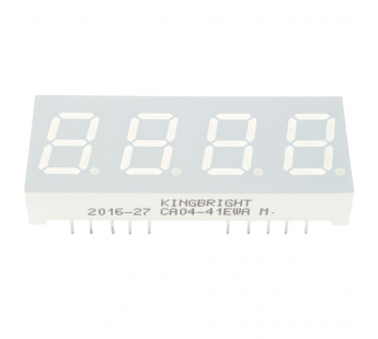 Индикаторы светодиодные KGB CA04-41EWA (Красный) Цифровойиндикатор 0,4" 4 разряда, ОА#2157750