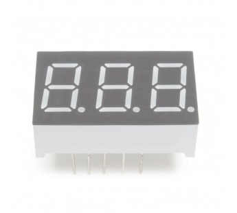Индикаторы светодиодные NONAME 3361BS (Красный) Цифровойиндикатор 0,36" 3 разряда ОА#2157254