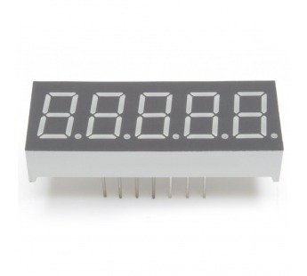 Индикаторы светодиодные NONAME 3561AS (Красный) Цифровойиндикатор 0,36" 5 разрядов ОК#2157258