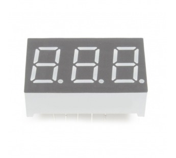 Индикаторы светодиодные NONAME 2381BS (Красный) Цифровойиндикатор 0,28" 3 разряда ОА#2157279