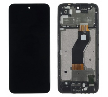 Дисплей для Tecno Spark Go 2 (KM4) + тачскрин + рамка (черный), FullORIG#2167728