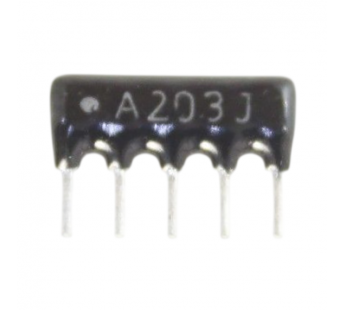 Резисторные сборки NONAME AH05-A203J Резисторная сборка 4x20 кОм5%#2161326