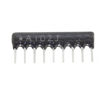Резисторные сборки NONAME AH09-A102J Резисторная сборка 8x1 кОм5%#2161788