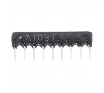 Резисторные сборки NONAME AH09-A103J Резисторная сборка 8x10 кОм5%#2161787