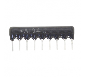 Резисторные сборки NONAME AH09-A104J Резисторная сборка 8x100кОм 5%#2161786