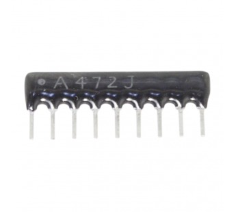 Резисторные сборки NONAME AH09-A472J Резисторная сборка 8x4,7кОм 5%#2161783