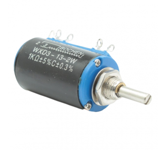 Резисторы переменные BOCHEN WXD3-13-102 Резистор прецизионныймногооборотный 1 кОм 5% 2Вт линейность 0,3%#2161849