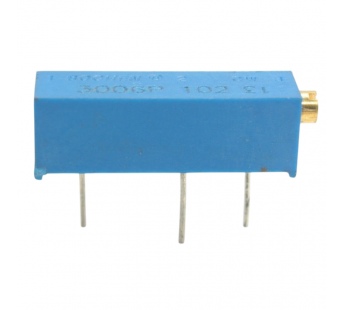 Резисторы подстроечные BOCHEN 3006P-102 Резистор подстроечныймногооборотный 1 кОм 10%#2161498