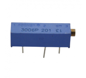Резисторы подстроечные BOCHEN 3006P-201 Резистор подстроечныймногооборотный 200 Ом 10%#2161484