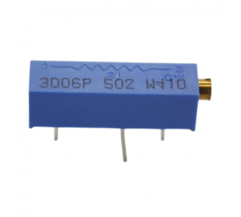 Резисторы подстроечные BOCHEN 3006P-502 Резистор подстроечныймногооборотный 5 кОм 10%#2161480