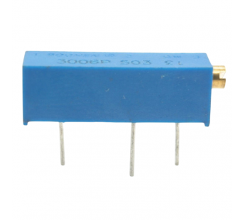 Резисторы подстроечные BOCHEN 3006P-503 Резистор подстроечныймногооборотный 50 кОм 10%#2161495
