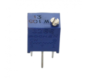 Резисторы подстроечные BOCHEN 3266W-105 Резистор подстроечныймногооборотный 1 МОм 10%#2161591