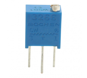 Резисторы подстроечные BOCHEN 3266W-501 Резистор подстроечныймногооборотный 500 Ом 10%#2161754