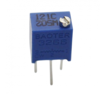 Резисторы подстроечные BOCHEN 3266W-502 Резистор подстроечныймногооборотный 5 кОм 10%#2161749