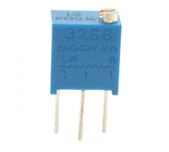 Резисторы подстроечные BOCHEN 3266W-504 Резистор подстроечныймногооборотный 500 кОм 10%#2161752