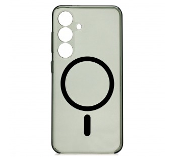 Чехол-накладка - ORG PC Clear Case SafeMag для "Samsung Galaxy S25" (black) (244573)#2161357
