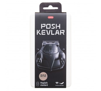 Чехол-накладка Cellis SM009 POSH KEVLAR SafeMag для "Samsung Galaxy S26+" (black) (244473)#2159147