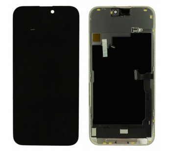 Дисплей для iPhone 15 Pro Max + тачскрин + рамка (черный), SOFTOLED GX (шлейф IC) 120Hz#2158877