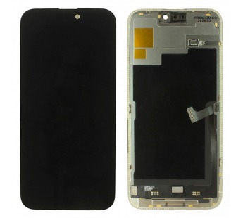 Дисплей для iPhone 15 Pro Max + тачскрин + рамка (черный), SOFTOLED OEM 120Hz#2161160