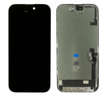 Дисплей для iPhone 16 + тачскрин + рамка (черный), OLED GX (шлейф IC)#2158875
