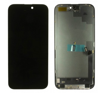 Дисплей для iPhone 16 Plus + тачскрин + рамка (черный), SOFT OLED DD(шлейф IC)#2158874
