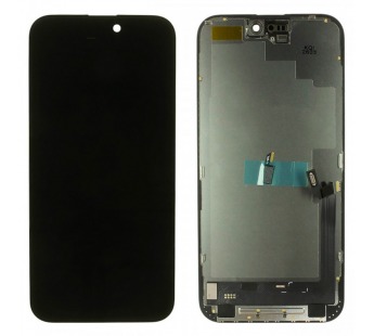 Дисплей для iPhone 16 Plus + тачскрин + рамка (черный), SOFT OLED DD(шлейф IC)#2175466