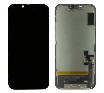 Дисплей для iPhone 16e + тачскрин + рамка (черный), SOFT OLED DD#2158871
