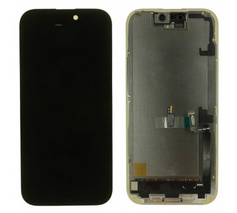 Дисплей для iPhone 17 + тачскрин + рамка (черный), OLED DD (шлейфIC) 120Hz#2164592