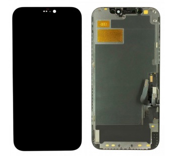 Дисплей для iPhone 12/12 Pro + тачскрин + рамка (черный), OLED DD(Diagnosable Screen, без ошибки)#2158866