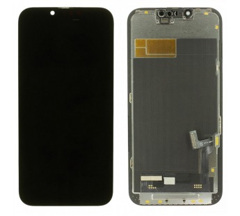 Дисплей для iPhone 13 + тачскрин + рамка (черный), SOFT OLED DD(Diagnosable Screen, без ошибки)#2158865