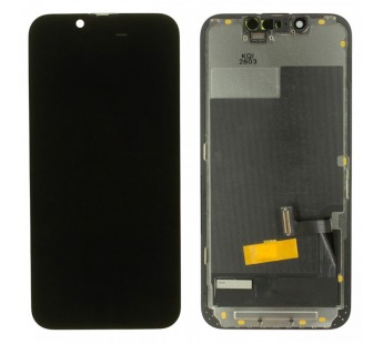 Дисплей для iPhone 13 mini + тачскрин + рамка (черный), OLED DD(шлейф IC)#2158864