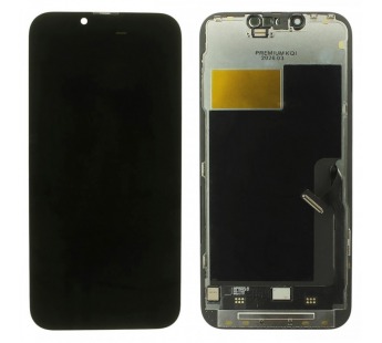 Дисплей для iPhone 13 Pro + тачскрин + рамка (черный), SOFT OLEDOEM 120Hz#2158861