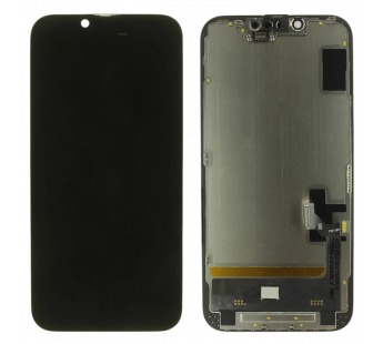 Дисплей для iPhone 14 + тачскрин + рамка (черный), SOFT OLED DD(Diagnosable Screen, без ошибки)#2158857